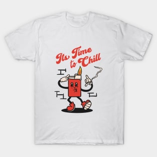 vintage lighter cartoon mascot T-Shirt